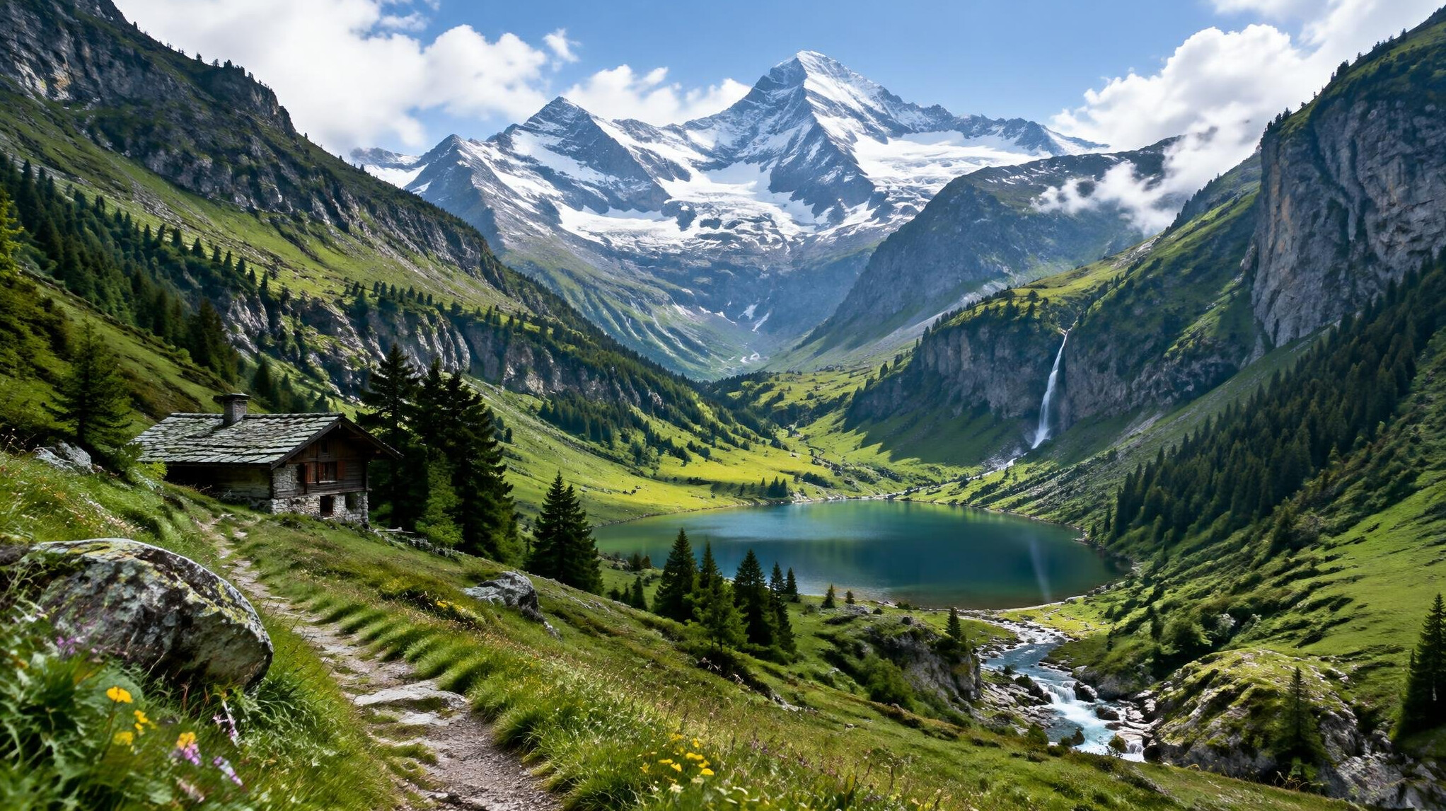 swiss alps hidden valley