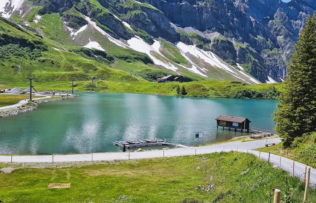 swiss lake landscape